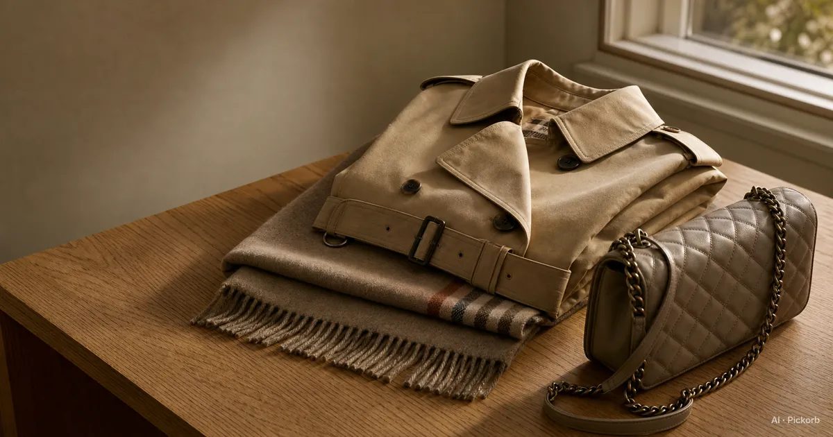 Dein erstes Burberry, Trenchcoat, Check-Schal oder Lola Bag